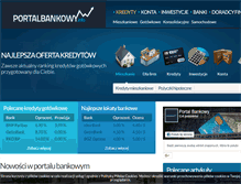 Tablet Screenshot of portalbankowy.info